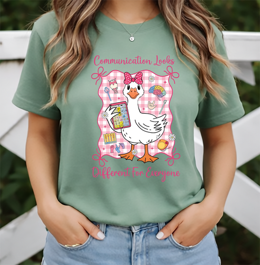 communucation looks different